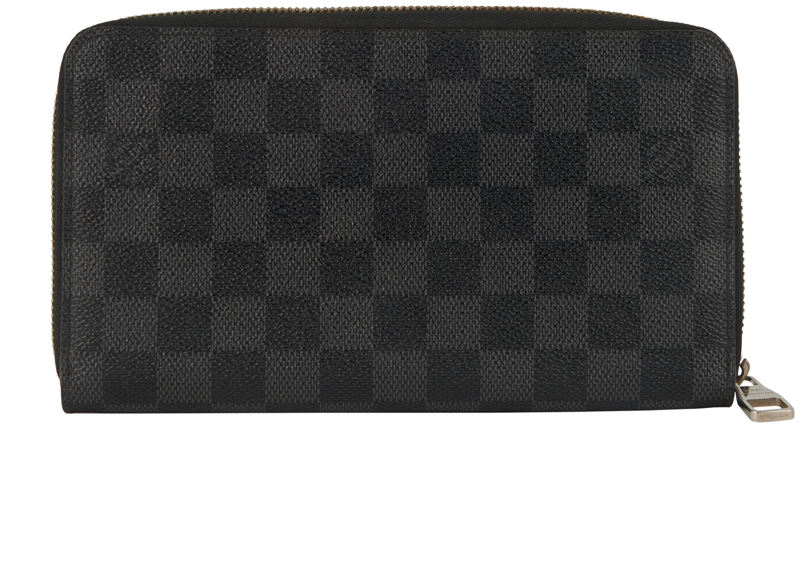 Louis Vuitton Zippy Wallet, &pound;220, Accessories, Black, Canvas, Back view
